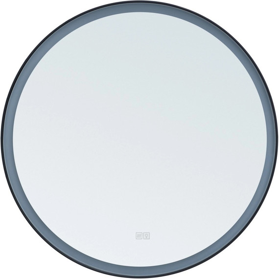 Зеркало Aquanet Тренд 70 см 00316694 LED, чёрный - фото 