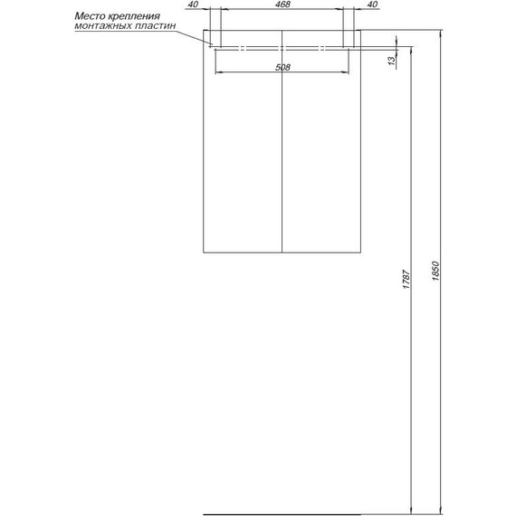Шкаф подвесной Aquanet Вега 60 см 00329128, белый глянец - фото 9