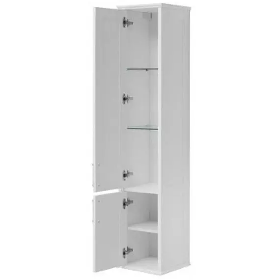 Пенал подвесной Aquanet Бостон М 36 см 00209680 L, белый матовый - фото 3