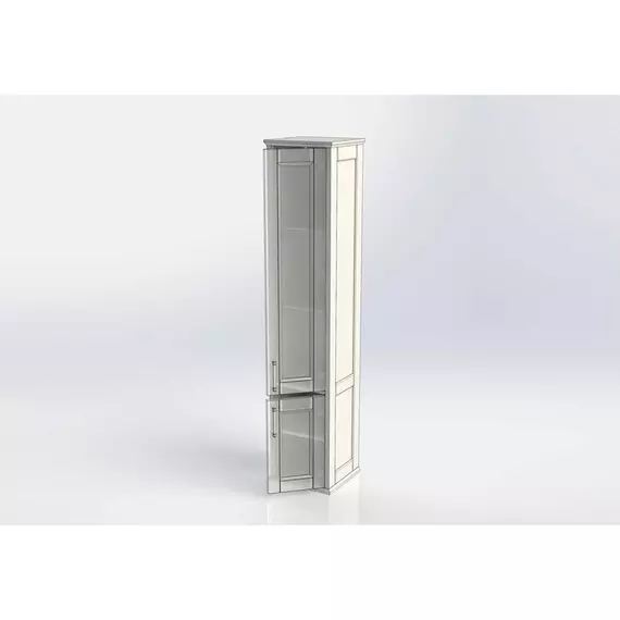 Пенал подвесной Aquanet Бостон М 36 см 00209681 R, белый - фото 4