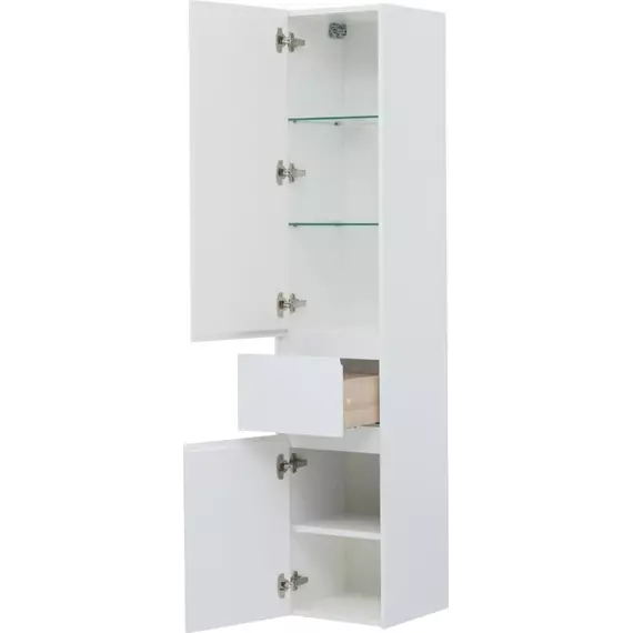 Пенал подвесной Aquanet Бруклин 35 см 00209827 L, белый глянец - фото 7