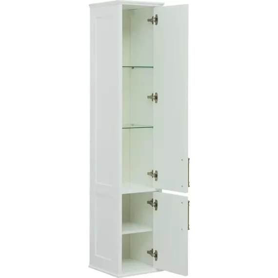 Пенал подвесной Aquanet Бостон М 36 см 00242219 R, белый матовый - фото 7