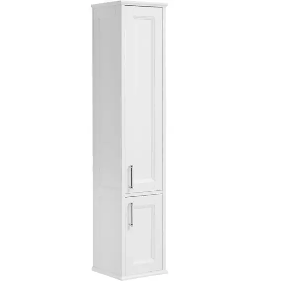 Пенал подвесной Aquanet Бостон М 36 см 00242219 R, белый матовый - фото 