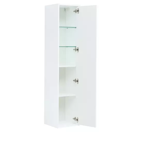 Пенал подвесной Aquanet Lino 35 см 00253909, белый матовый - фото 4