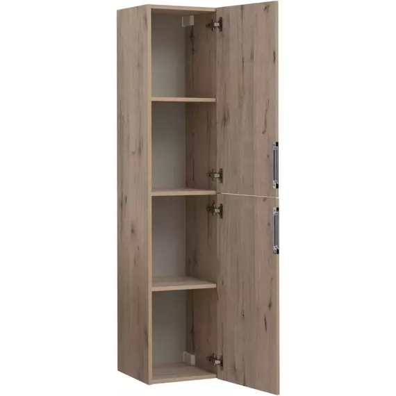 Пенал подвесной Aquanet Алвита New 35 см 00277561, дуб веллингтон белый - фото 4