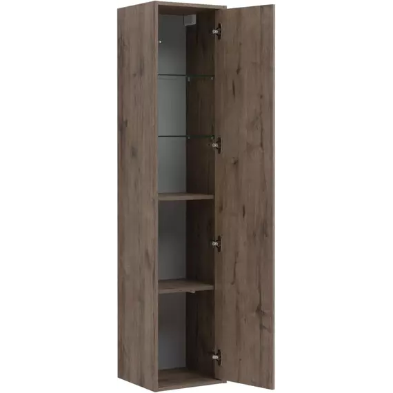 Пенал подвесной Aquanet Lino (Flat) 35 см 00295038, дуб веллингтон - фото 5