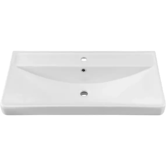 Тумба подвесная с раковиной Aquanet Вега 90 см 00316683, белый глянец - фото 12