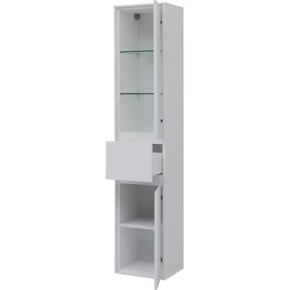 Пенал подвесной Aquanet Милан 35 см 00339957 R, белый глянец - фото 4