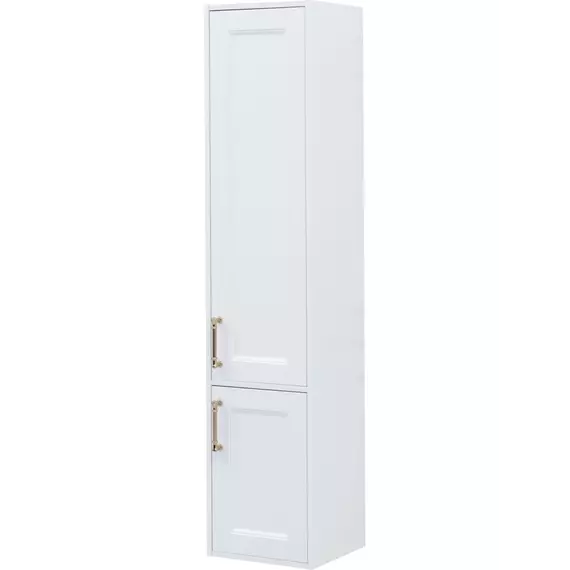 Пенал подвесной Aquanet Бостон New 35 см 00347184 R, белый сатин - фото 3