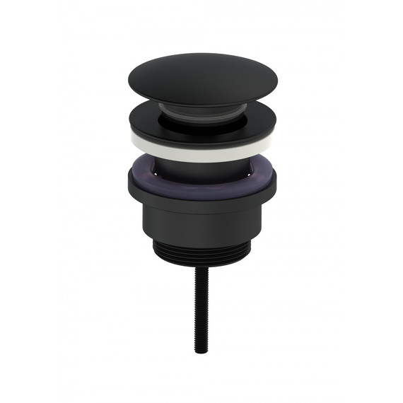 Донный клапан Wonzon & Woghand WW-88SS07-MB, чёрный - фото 