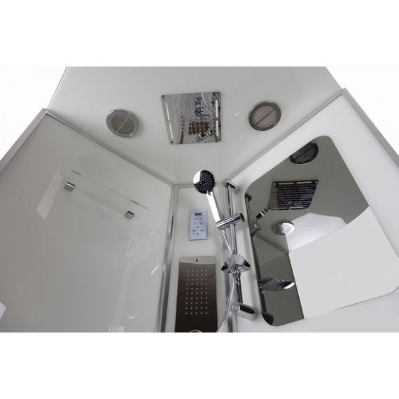 Душевая кабина Niagara Premium NG 6001-01G 90x90 см, хром/прозрачное (безсиликоновая сборка) - фото 7