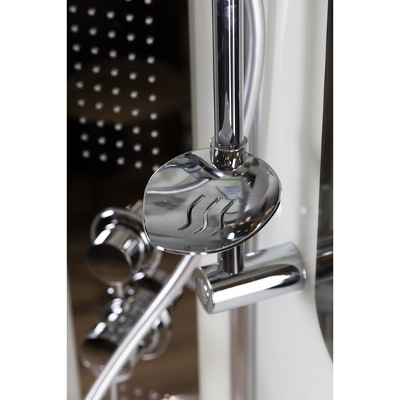 Душевая кабина Niagara Premium NG 6001-01G 90x90 см, хром/прозрачное (безсиликоновая сборка) - фото 10