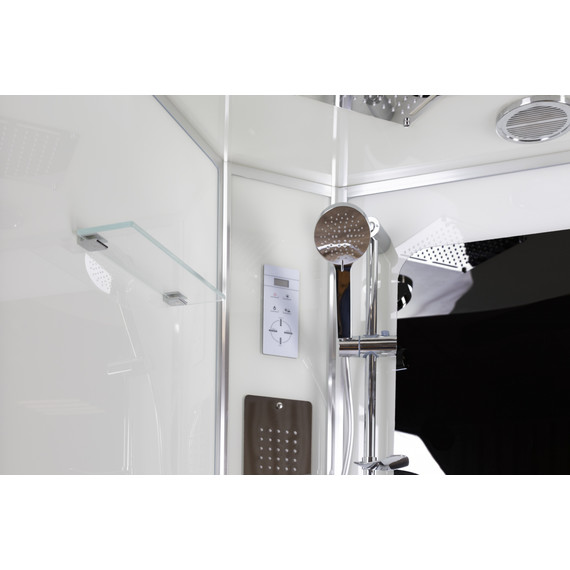 Душевая кабина Niagara Premium NG 6001-01G 90x90 см, хром/прозрачное (безсиликоновая сборка) - фото 11