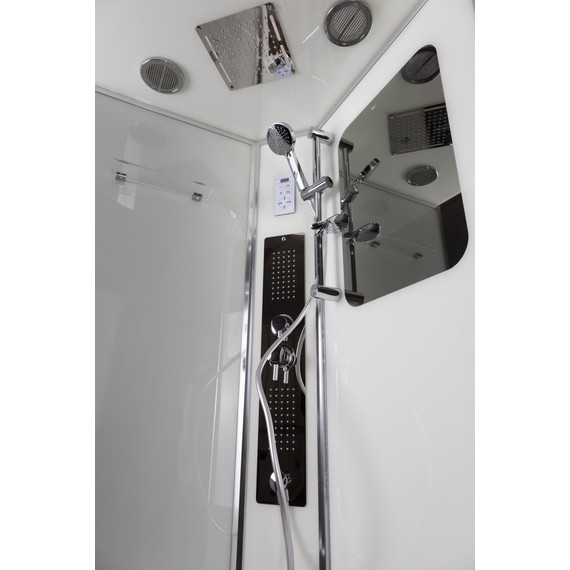 Душевая кабина Niagara Premium NG 6001-01G 90x90 см, хром/прозрачное (безсиликоновая сборка) - фото 2