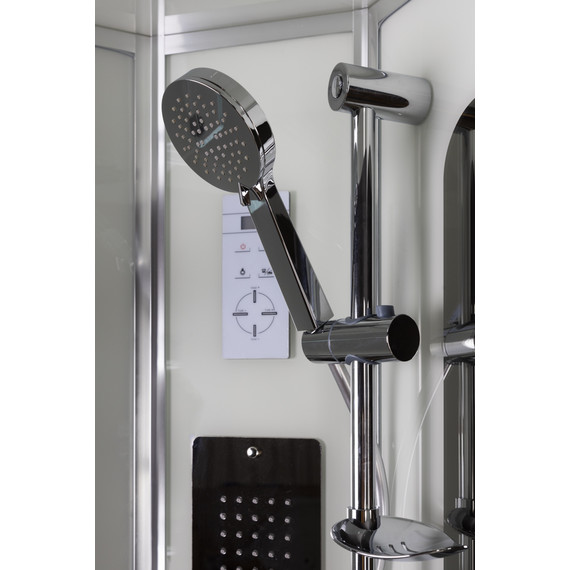 Душевая кабина Niagara Premium NG 6001-01G 90x90 см, хром/прозрачное (безсиликоновая сборка) - фото 3