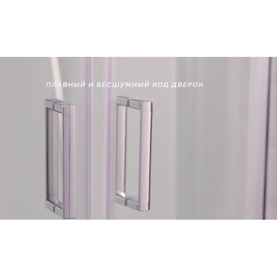 Душевая кабина Niagara Premium NG 6002D-01 100x100 см, хром/прозрачное (безсиликоновая сборка) - фото 2