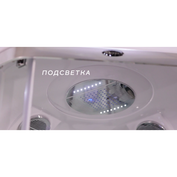 Душевая кабина Niagara Premium NG 6002D-01 100x100 см, хром/прозрачное (безсиликоновая сборка) - фото 3