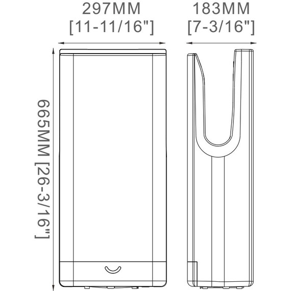 Сушилка для рук SantiLine SL-8002, серебристый - фото 3