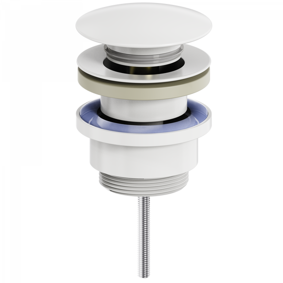 Донный клапан Wonzon & Woghand WW-88SS07-MW, белый - фото 