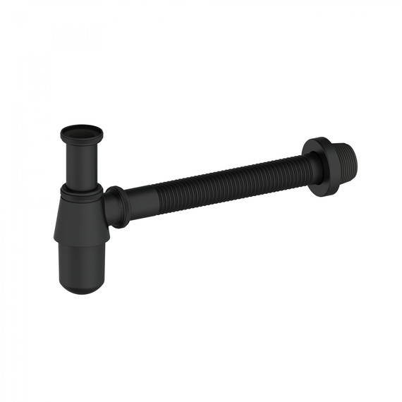 Сифон для умывальника Wonzon & Woghand WW-88SS102-MB, чёрный - фото 