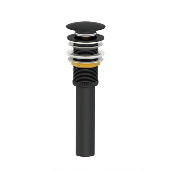 Донный клапан Wonzon & Woghand WW-88SS04-MB, чёрный - фото 