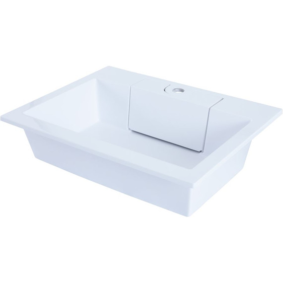 Тумба подвесная с раковиной Aquanet Алвита 60 см 00183991, серый антрацит - фото 17