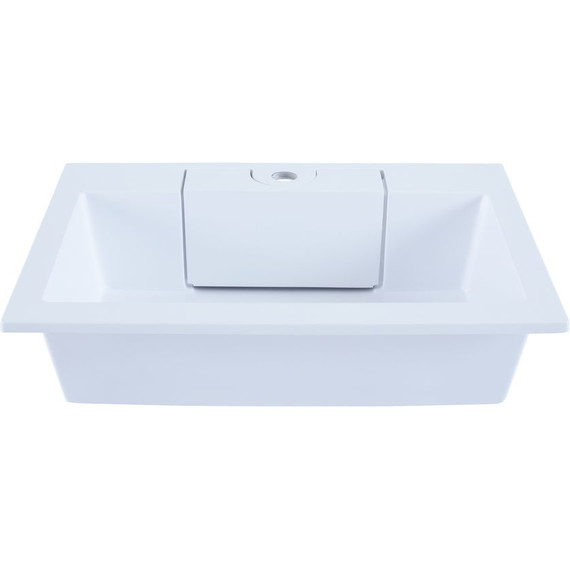 Тумба подвесная с раковиной Aquanet Алвита 60 см 00183991, серый антрацит - фото 16