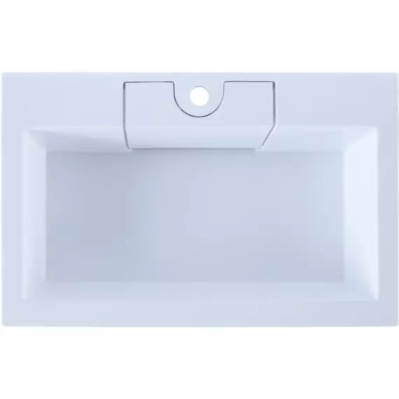 Тумба подвесная с раковиной Aquanet Алвита 70 см 00184302, белый - фото 2