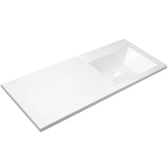 Тумба подвесная с раковиной-столешницей Aquanet Токио 120 см R 00236916, белый - фото 2