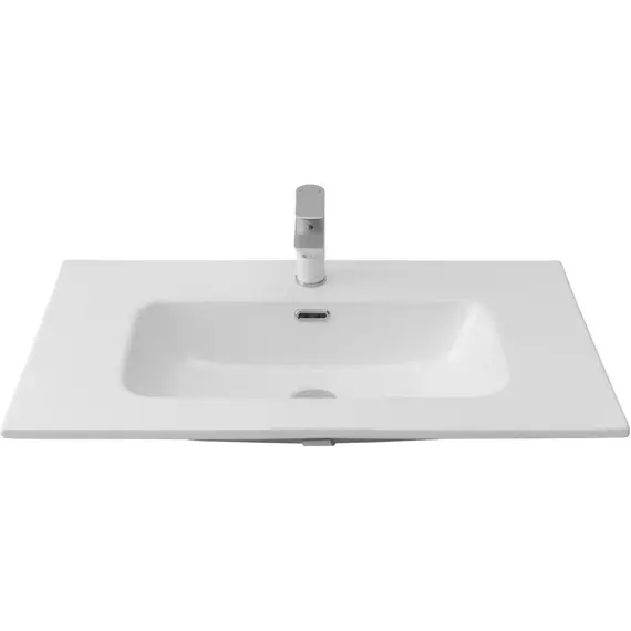 Тумба подвесная с раковиной Aquanet Алвита New 80 см 00277515, антрацит - фото 2