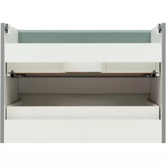 Тумба подвесная с раковиной Aquanet Вега 2.0 70 см 00337960 (раковина Aquanet Flat 70 см) мисти грин - фото 8