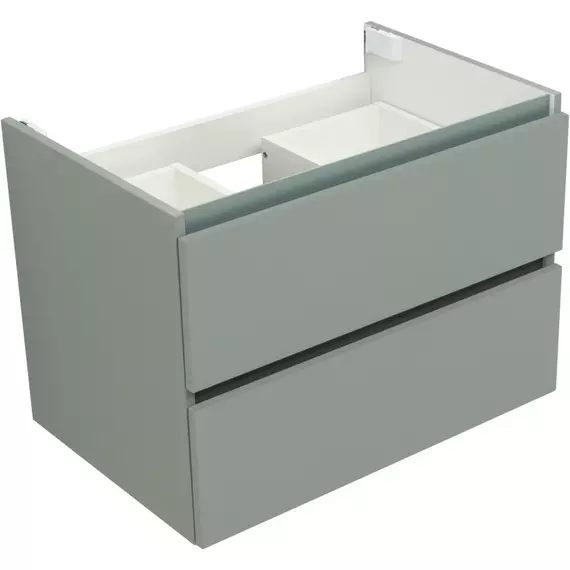 Тумба подвесная с раковиной Aquanet Вега 2.0 70 см 00337960 (раковина Aquanet Flat 70 см) мисти грин - фото 7