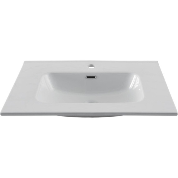 Тумба подвесная с раковиной Aquanet Алвита New 70 см 00303909, белый матовый - фото 11