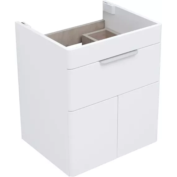 Тумба подвесная с раковиной Aquanet Ирис new 50 см 00310147, белый глянец - фото 18