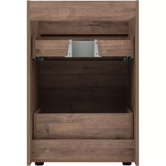 Тумба напольная с раковиной-столешницей Aquanet Токио 120 см R 00333648, дуб веллингтон - фото 11