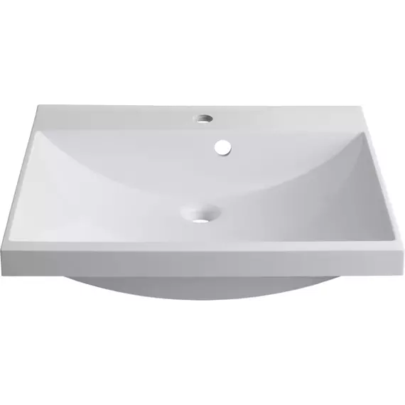 Тумба подвесная с раковиной Aquanet Нота New 60 см 00334191, дуб веллингтон табак - фото 13