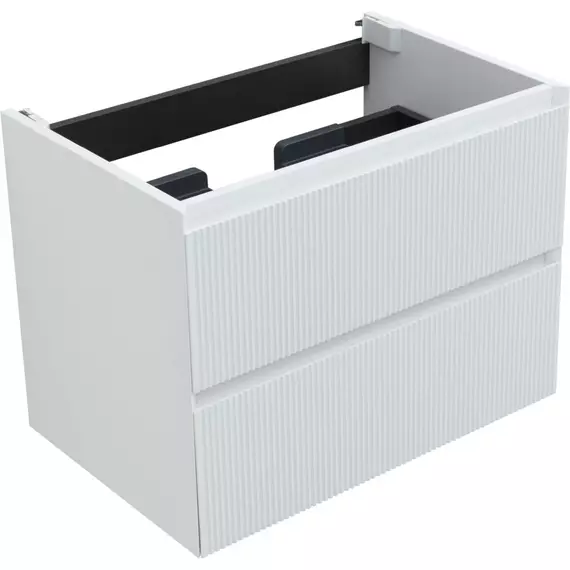 Тумба подвесная с раковиной Aquanet Альтера 70 см 00337155, белый матовый - фото 9