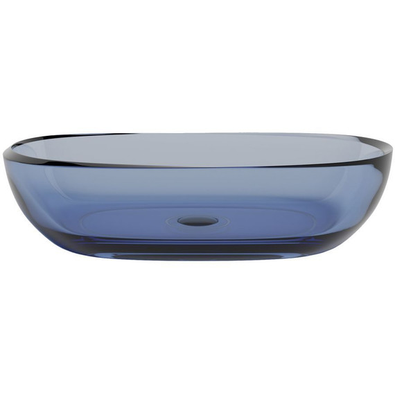 Раковина-чаша прозрачная Abber Kristall 60 см AT2805Saphir, синий - фото 7