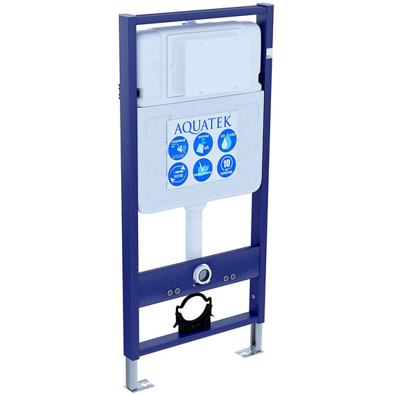 Инсталляция для унитаза Aquatek Standart Sensor INSE-0000001.36 (кнопка хром) - фото 5