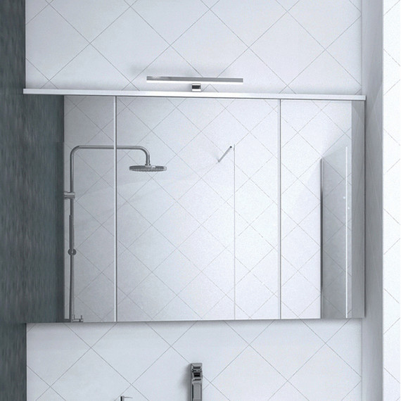 Зеркало шкаф Акватон Брук 120 см 1A200802BC010 - фото 4