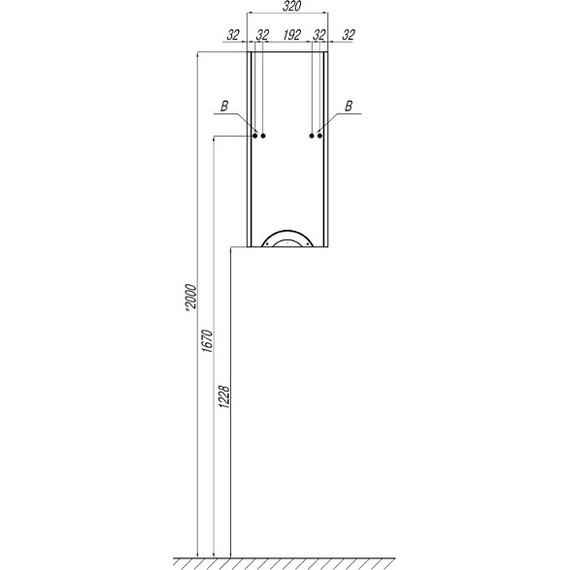 Шкаф Акватон Сильва 32 см L 1A215703SIW7L - фото, картинка 5 Шкаф Акватон Сильва 32 см L 1A215703SIW7L - фото 5