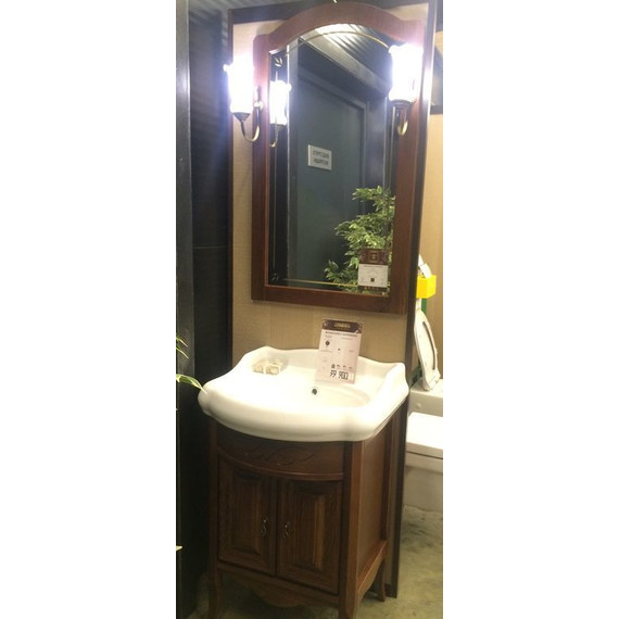 Тумба напольная с раковиной Opadiris Лоренцо 60 см, орех - фото 3