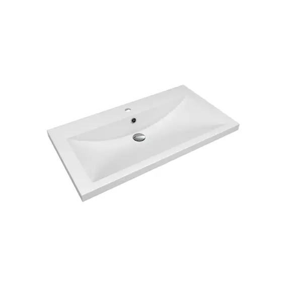 Тумба подвесная с раковиной Aquanet Верона 90 см 00172335, белый - фото 2