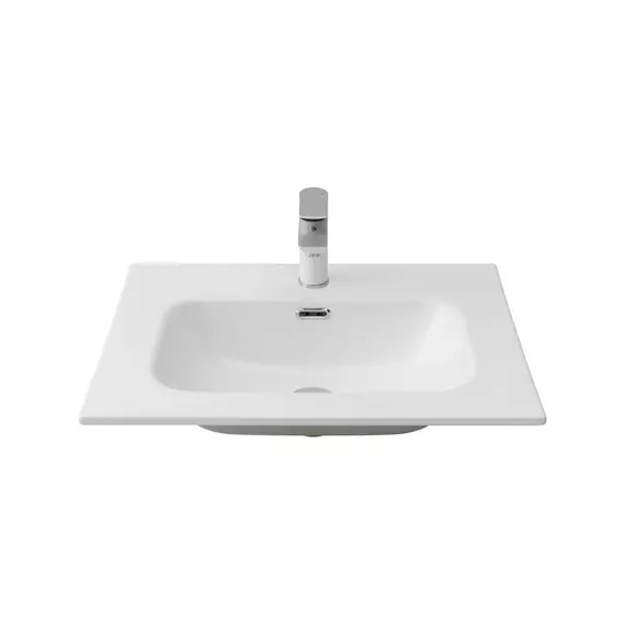 Тумба подвесная с раковиной Aquanet Бостон М 60 см 00209679, белый - фото 9