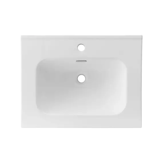 Тумба подвесная с раковиной Aquanet Бостон М 60 см 00209679, белый - фото 10