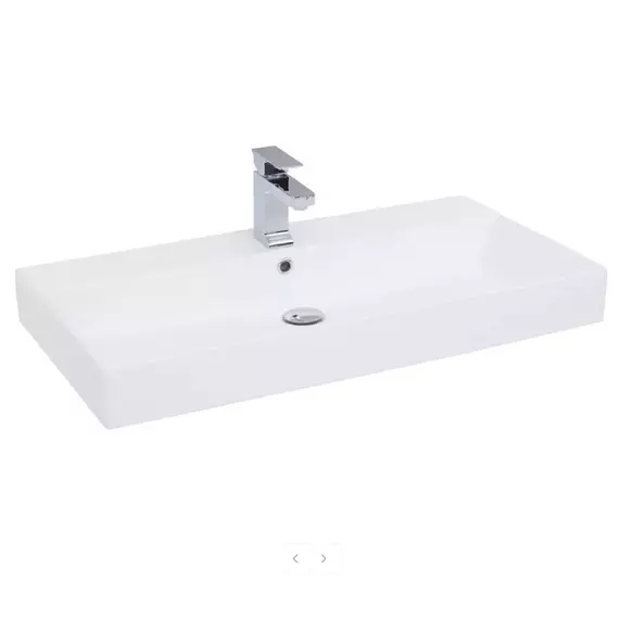 Тумба подвесная с раковиной Aquanet Nova Lite 85 см 00249954, дуб рустикальный - фото 2