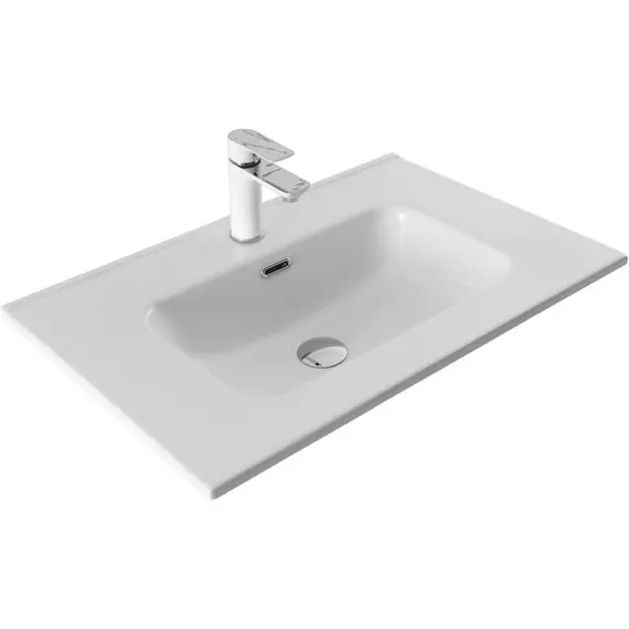 Тумба напольная с раковиной Aquanet Алвита New 70 см 00303901, белый матовый - фото 10