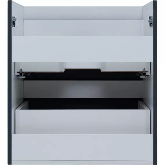 Тумба подвесная с раковиной Aquanet Практика 60 см 00330458, маренго - фото 12