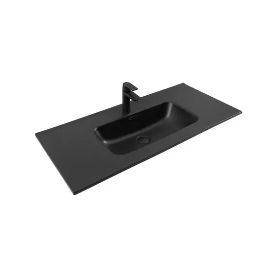 Тумба подвесная с раковиной Aquanet Джейн (Flat) 100 см 00335436 (раковина Aquanet Flat 100 см) мисти грин - фото 2