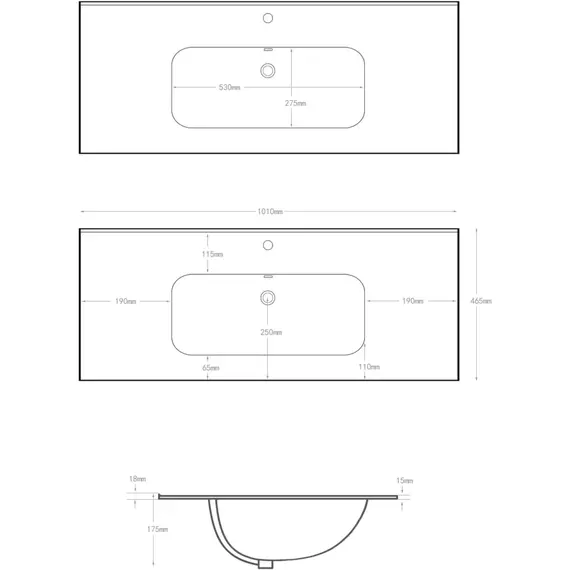 Тумба подвесная с раковиной Aquanet Джейн (Flat) 100 см 00335436 (раковина Aquanet Flat 100 см) мисти грин - фото 10